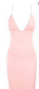 Celeb Boutique House of CB Loren Blush Pink Dress